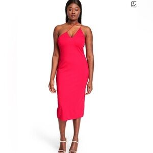 Cushnie x Target Red Asymmetrical Dress